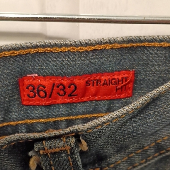 Apt. 9 Men's Dark Blue Bootcut Jeans - Picture 4 of 9